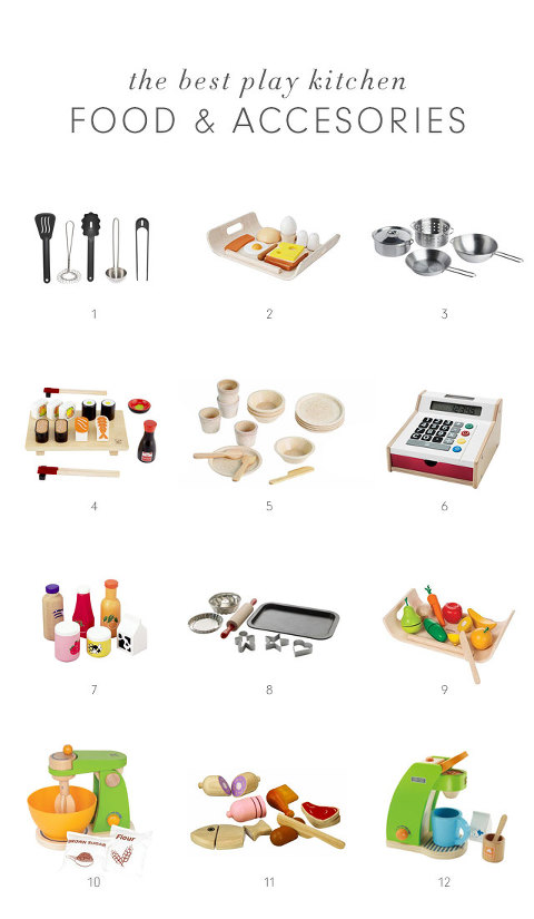 The Best Play Kitchen Food and Accessories - everything you need to complete your play kitchen