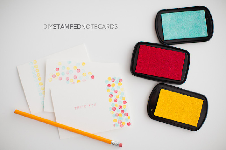DIY Stamped Notecards