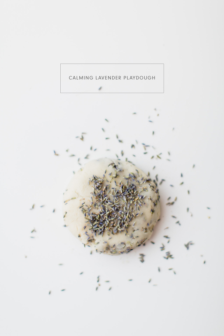 DIY Calming Lavender Playdough