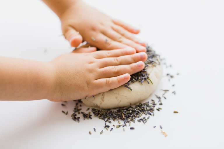 Calming Lavender Playdough