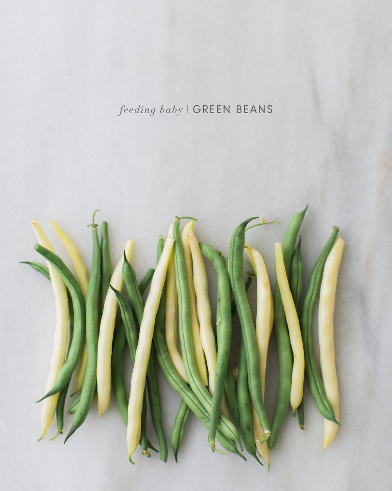 Feeding Baby Green Beans - lots of unique homemade baby food recipes and ideas