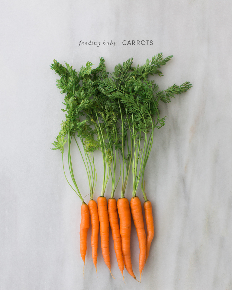 Feeding Baby Carrots - lots of unique homemade baby food recipes and ideas