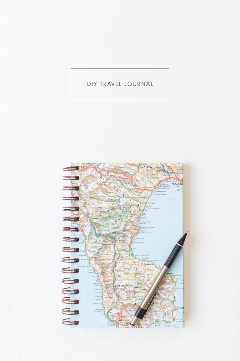 DIY Travel Journal - an easy way and beautiful way to keep track of your travels.