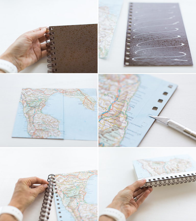 DIY Travel Journal - an easy way and beautiful way to keep track of your travels.