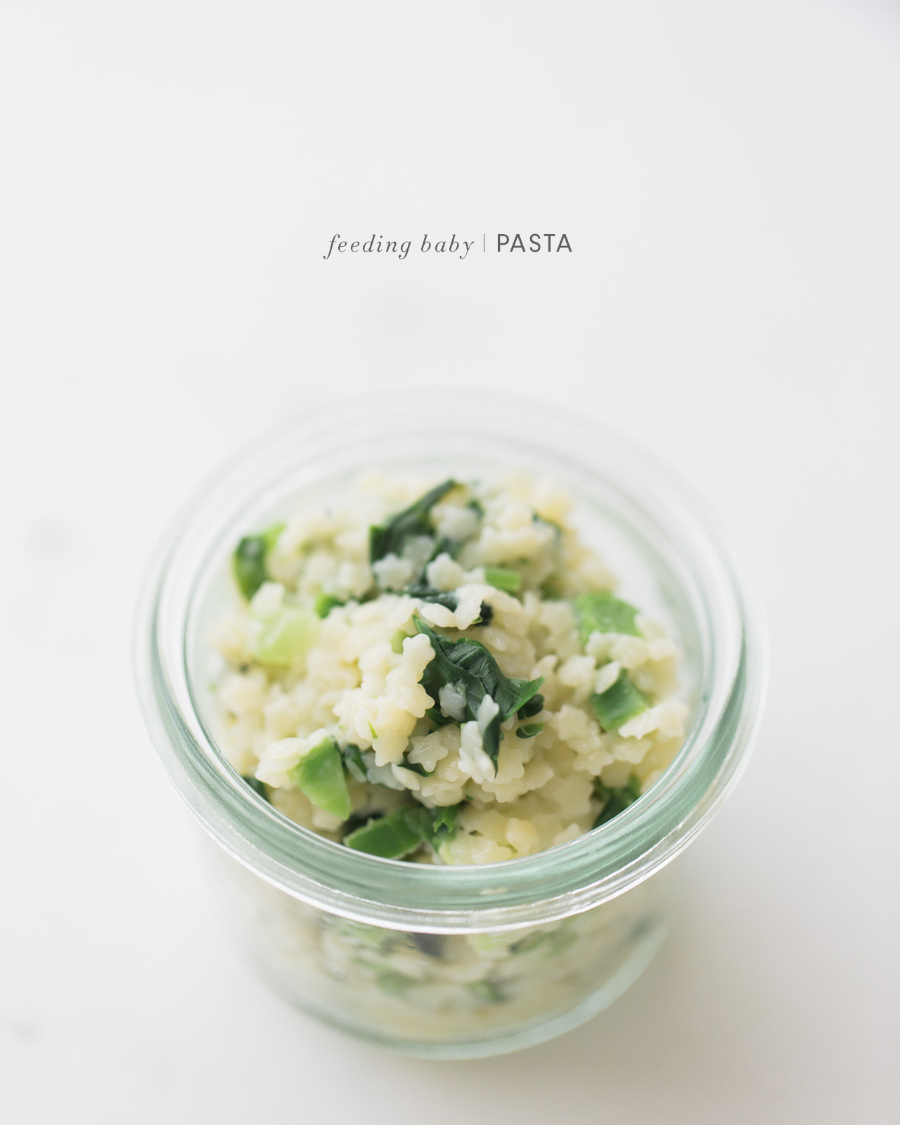 Giving baby best sale pasta