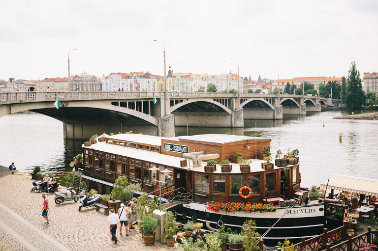 Boat Restaurant in Prague
