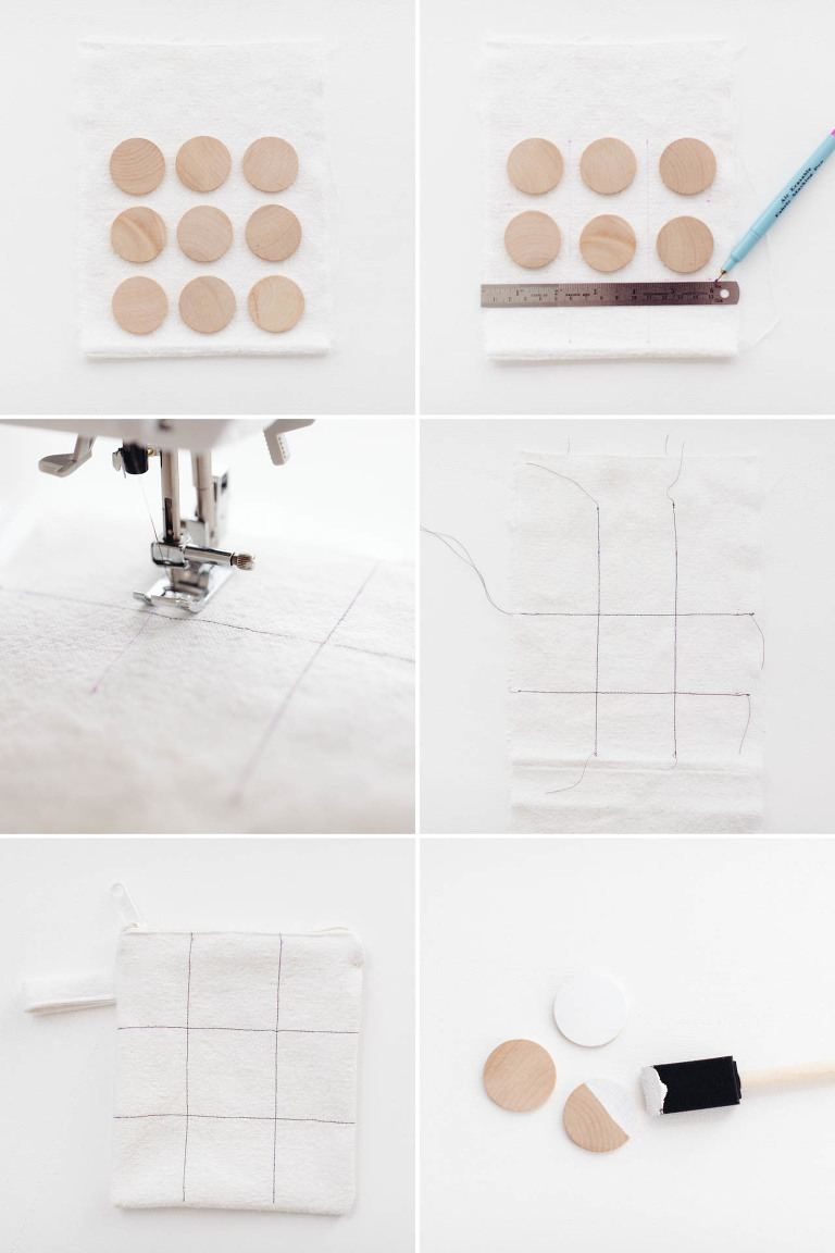 DIY Tic Tac Toe in a Bag