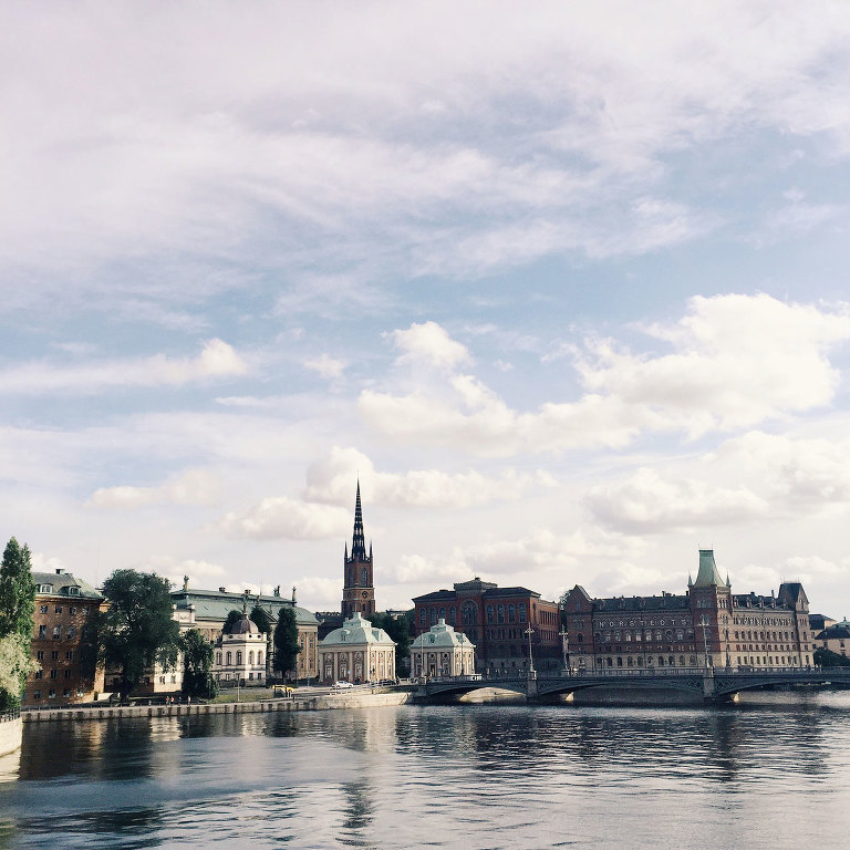 A Few of My Favorite Things - photo of the beautiful Stockholm skyline via Instagram